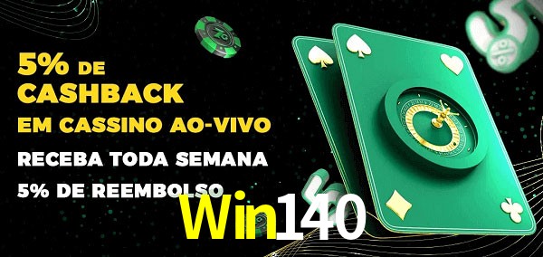 Promoções do cassino ao Vivo Win140